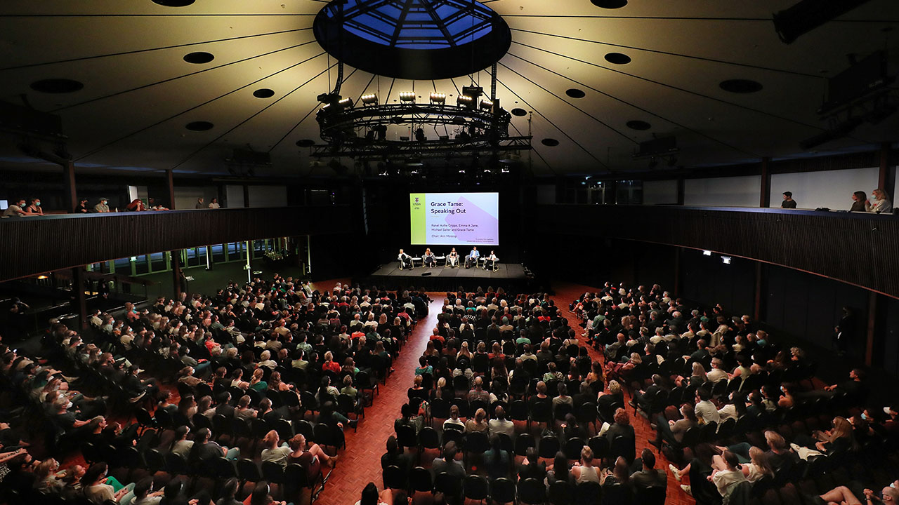 photo of a live event in the UNSW Roundhouse