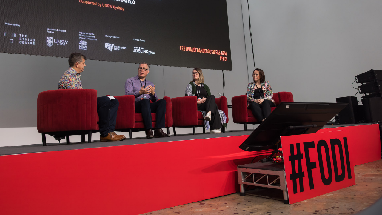 Lizzie O'Shea, Patrick Stokes,  Emily van der Nagel, Rob Brooks 