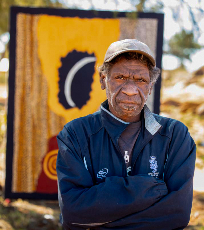 Portrait of artist Desmond Woodforde