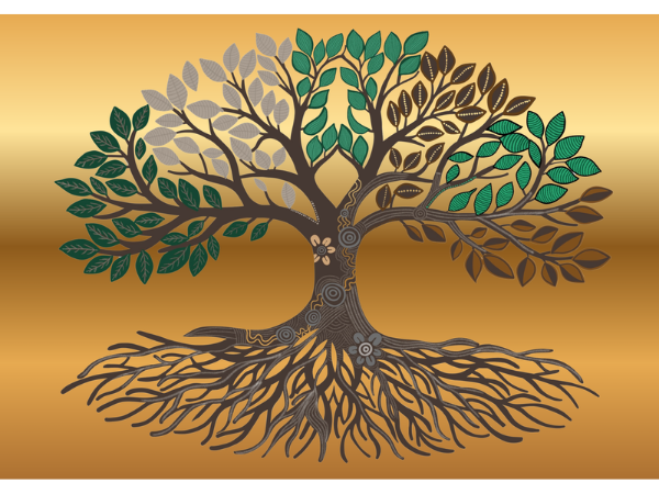 IWD26 Kirby Institute's Message Tree. Artwork: Mel Fernando