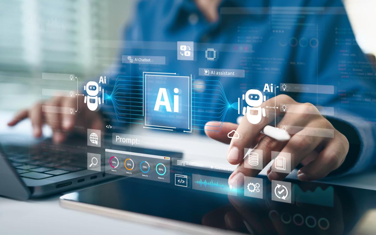 A person using AI